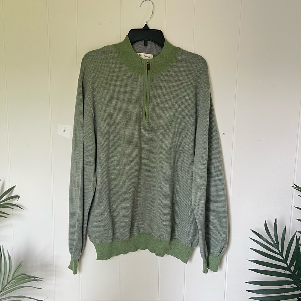 Wool Green Men's Sweater